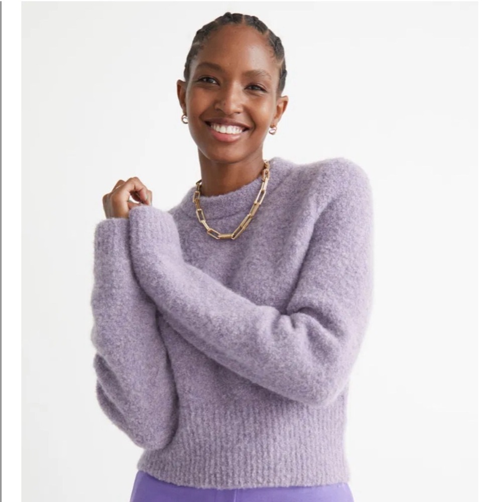 & Other Stories Boxy Pile Knit Sweater Size M